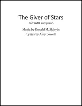 The Giver of Stars SATB choral sheet music cover